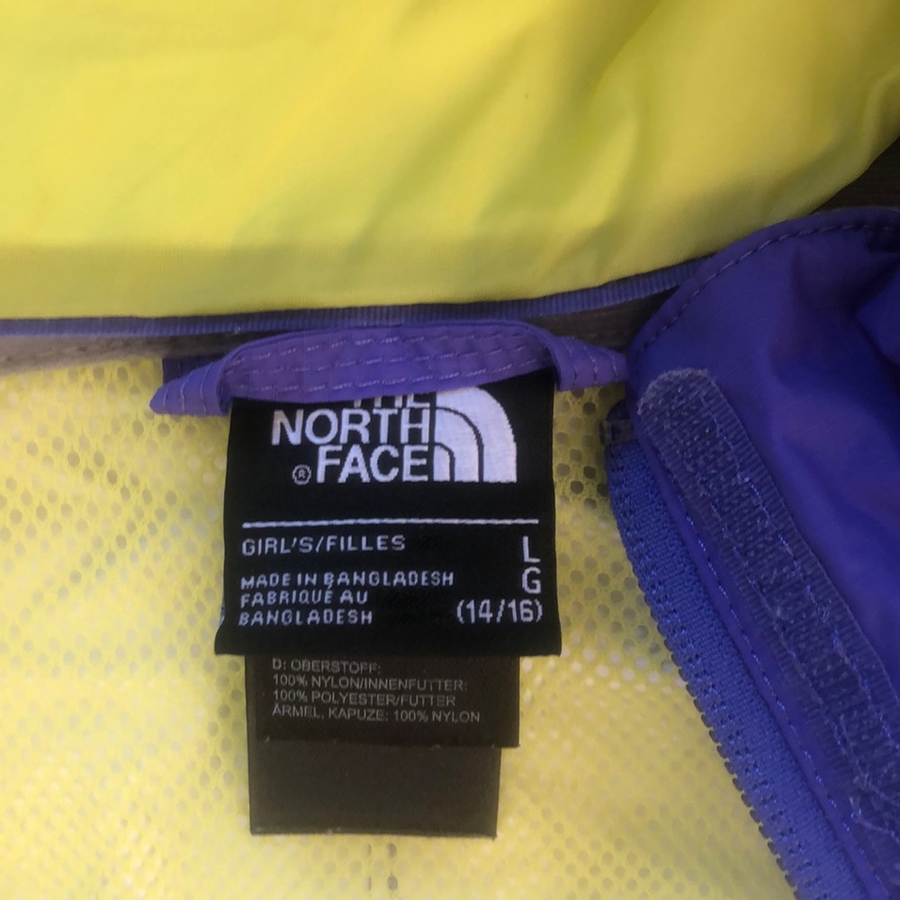 Girls North face Rain coat - shell - Picture 5 of 7